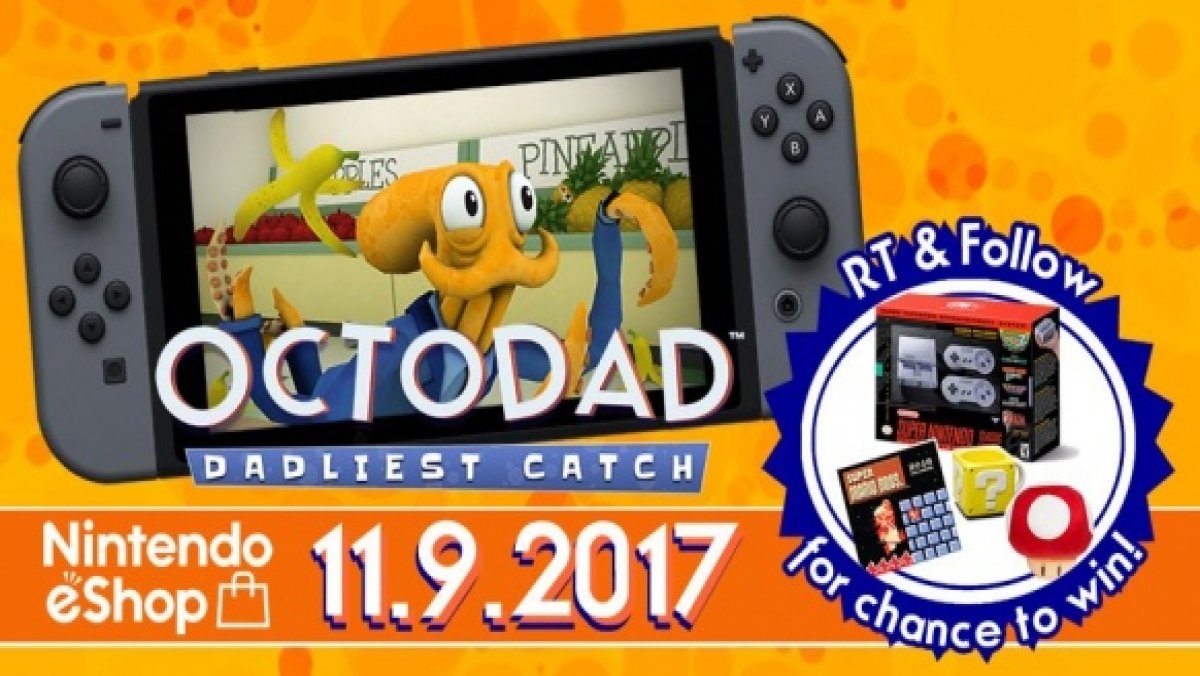 Octodad llegará a Nintendo Switch el próximo 9 de noviembre