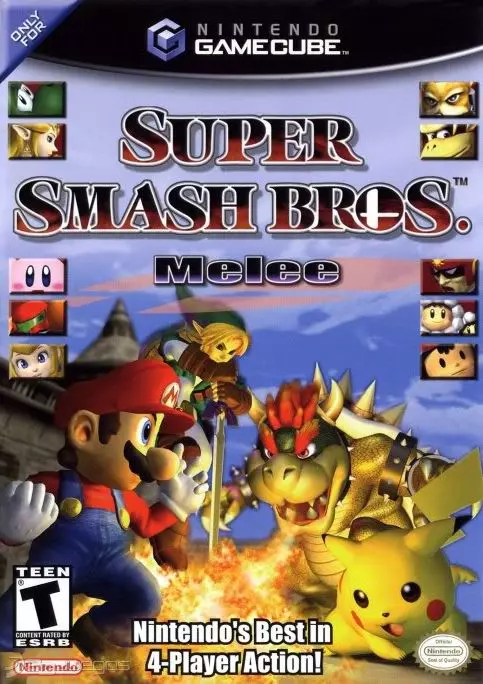Carátula de Super Smash Bros. Melee