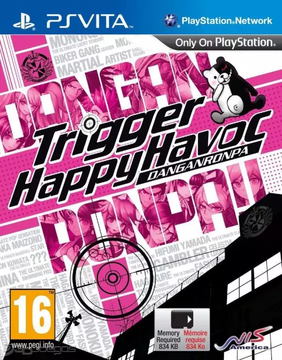 Carátula de Danganronpa: Trigger Happy