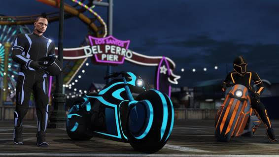Shotaro transporta a GTA Online al universo futurista de Tron