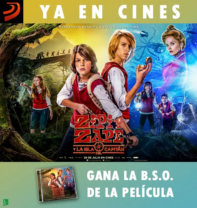 ¡Gana la BSO de 'ZIPI Y ZAPE Y LA ISLA DEL CAPITÁN'! ¡Gana la BSO de 'ZIPI Y ZAPE Y LA ISLA DEL CAPITÁN'!