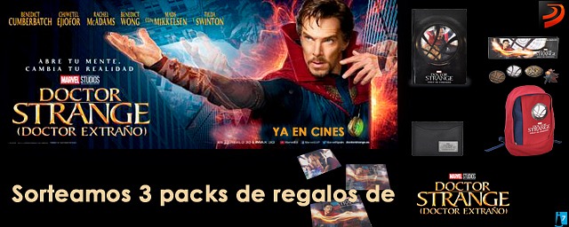 Consigue un pack de regalos de Doctor Strange (Doctor Extraño) Consigue un pack de regalos de Doctor Strange (Doctor Extraño)