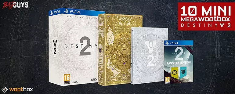 Llévate un pack Destiny 2 con una de las 10 Mini MegaWootbox de septiembre Llévate un pack Destiny 2 con una de las 10 Mini MegaWootbox de septiembre