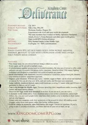 Kingdom Come Deliverance - PC