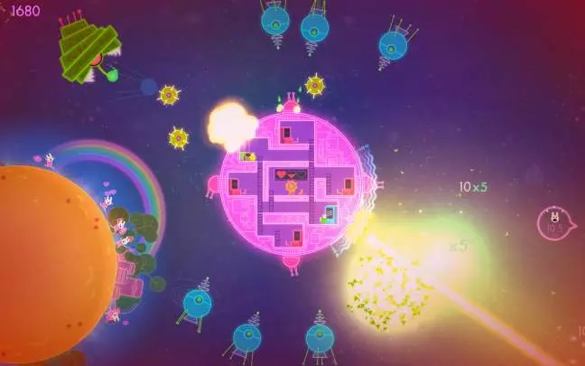 Lovers in a Dangerous Spacetime