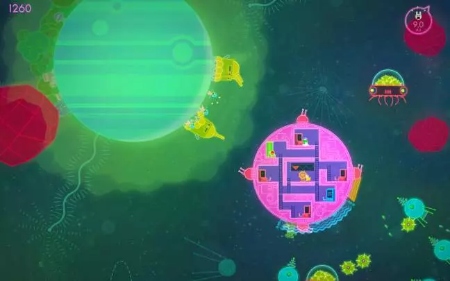Lovers in a Dangerous Spacetime