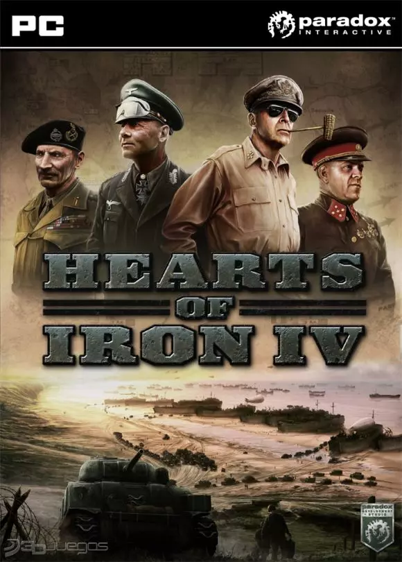Carátula de Hearts of Iron IV