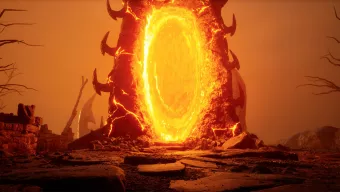 A falta de un remake de Oblivion, este artista recrea el portal de Kvatch usando Unreal Engine 5