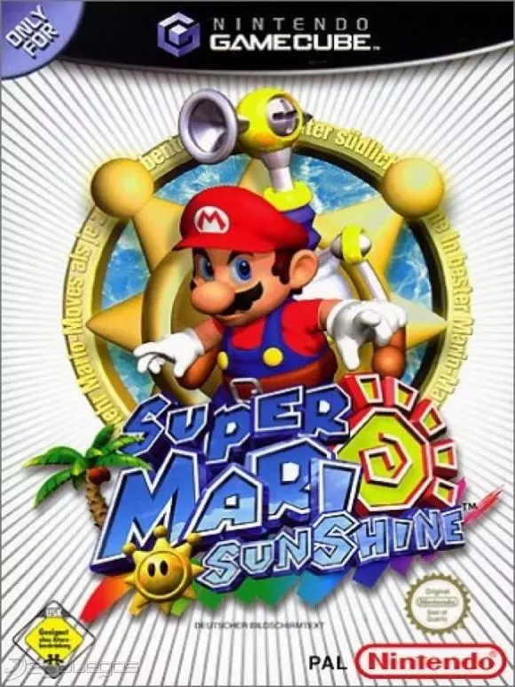 Carátula de Super Mario Sunshine