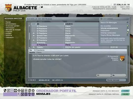 Manager de Liga 2006 - PC