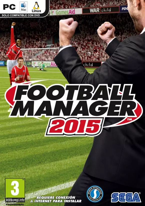 Carátula de Football Manager 2015