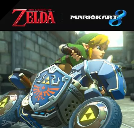 Carátula de Mario Kart 8 - The Legend of Zelda
