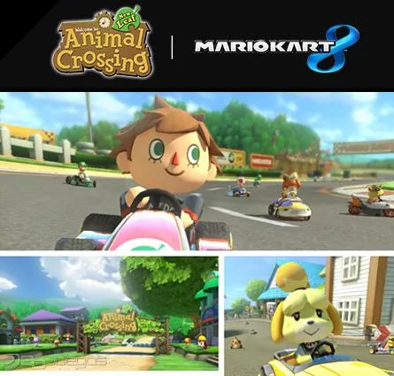 Carátula de Mario Kart 8 - Animal Crossing