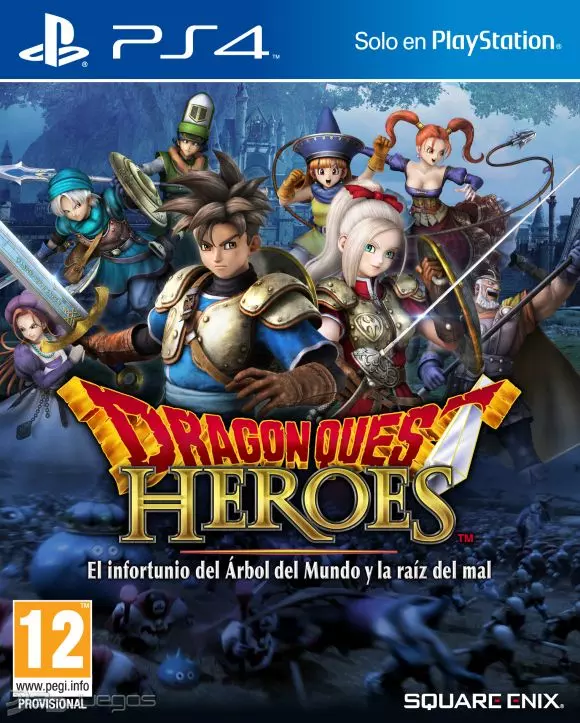 Carátula de Dragon Quest Heroes