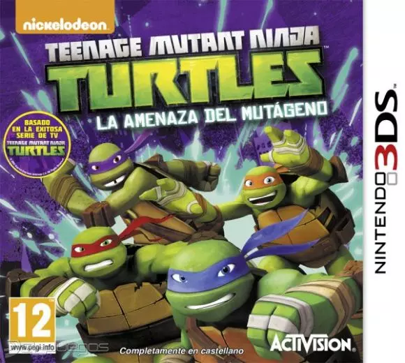 Carátula de TMNT: La Amenaza del Mutágeno