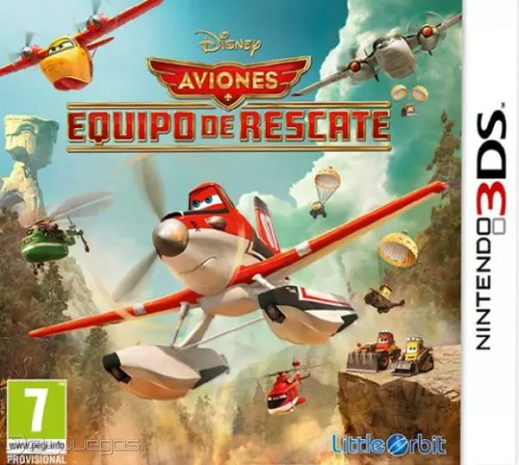 Carátula de Aviones: Equipo de Rescate