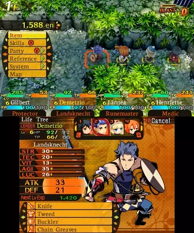 Etrian Mystery Dungeon análisis