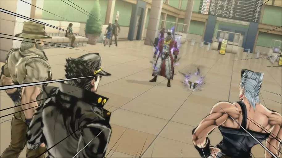 JoJo's Bizarre Eyes of Heaven: JoJo's Bizarre Eyes of Heaven: Peleas en 3D y a 4 bandas