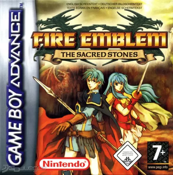 Carátula de Fire Emblem: The Sacred Stones