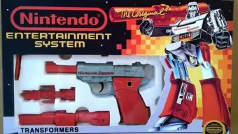 ¿Y si la mítica pistola de NES fuera en realidad… ¡Un Transformer!?