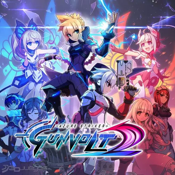 Carátula de Azure Striker Gunvolt 2
