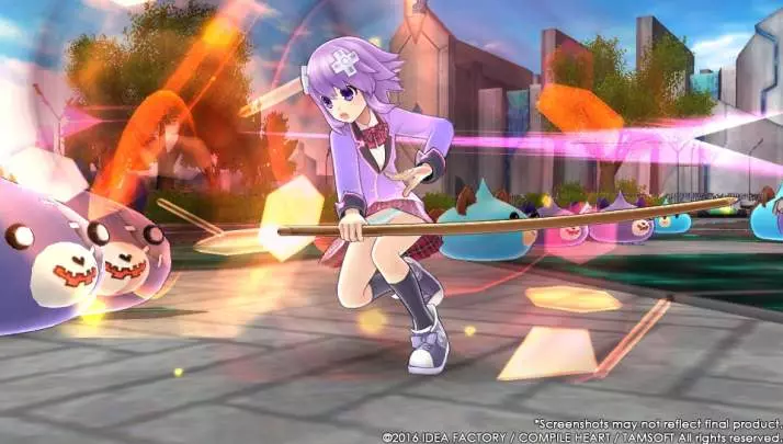 Hyperdimension Neptunia Extreme Dimension Tag Blanc + Neptune VS Zombie Army