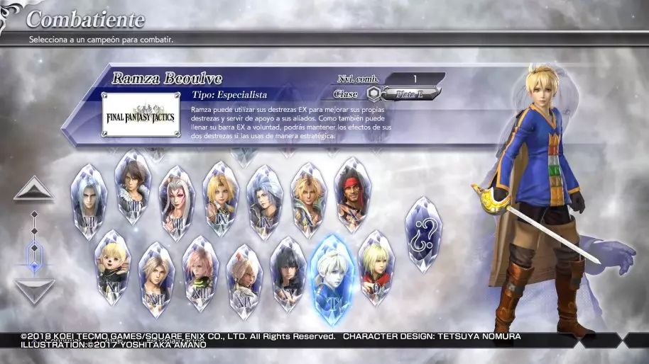 Dissidia Final Fantasy NT PS4