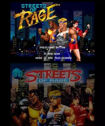 3D Streets of Rage - 3DS