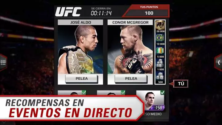 UFC mobile