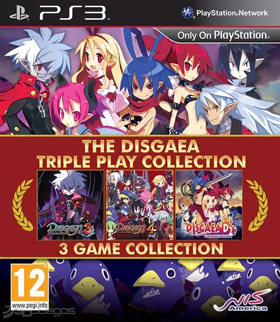 Carátula de Disgaea: Triple Collection