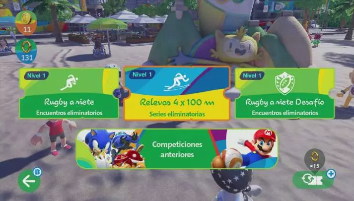 Mario y Sonic en los Juegos Olímpicos - Río 2016