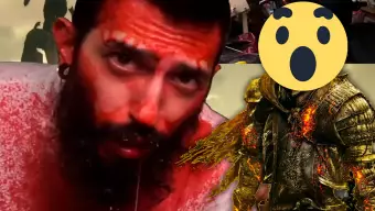 ¿La última locura de un fan de Dark Souls 3? Jugar mientras la sangre le salpica a la cara