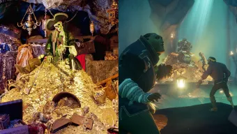 Sea of Thieves prepara una carta de amor a la atracción de Piratas del Caribe de Disneyland