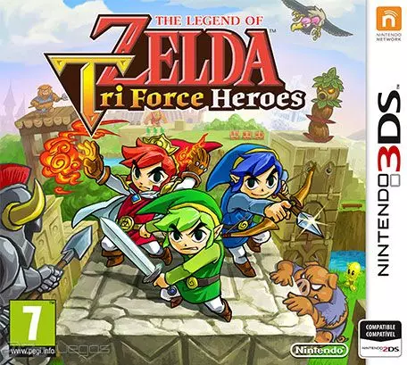 Carátula de Zelda: Tri Force Heroes