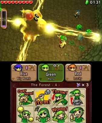 Zelda Tri Force Heroes - 3DS