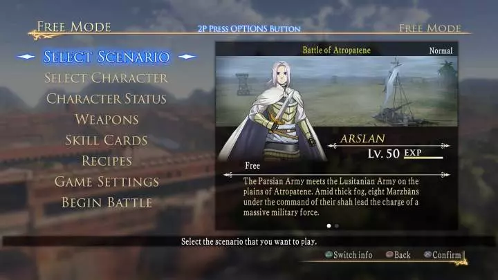 Arslan the Warriors of Legend