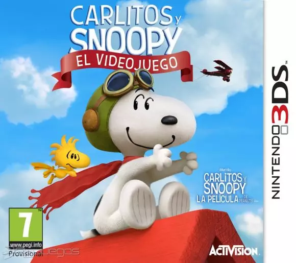 Carátula de Carlitos y Snoopy El Videojuego