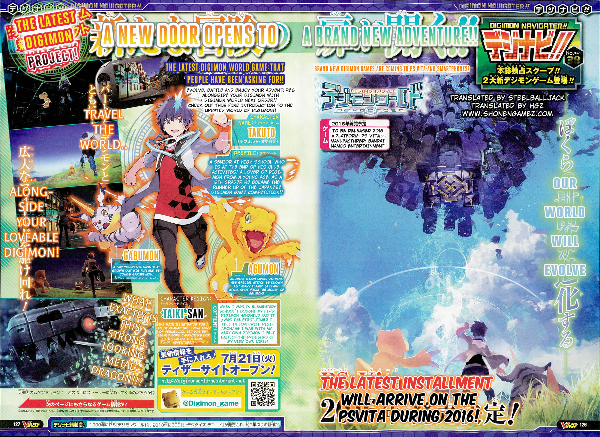 Anunciado Digimon World Next Order para PS Vita