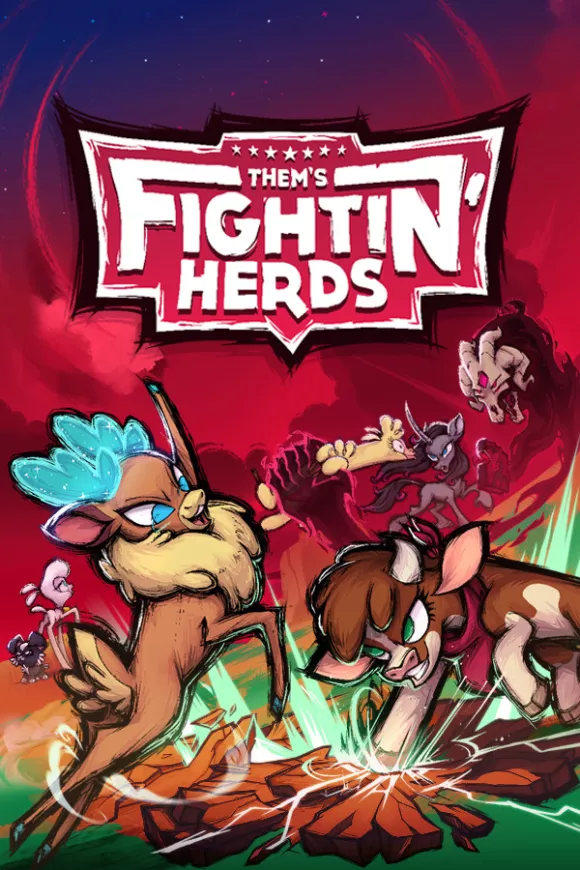 Carátula de Them's Fightin' Herds