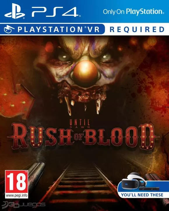 Carátula de Until Dawn: Rush of Blood