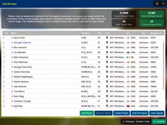 Football Manager Touch 2016 - PC