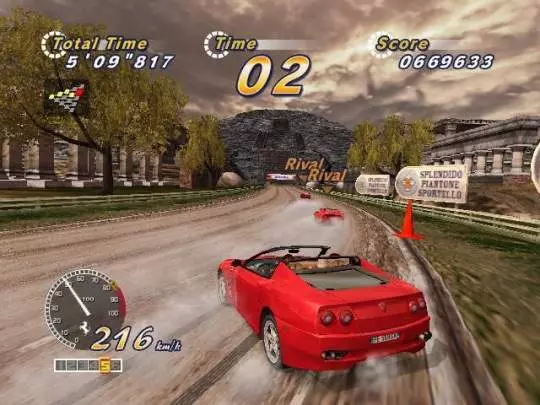 Outrun 2006 Coast 2 Coast - PS2