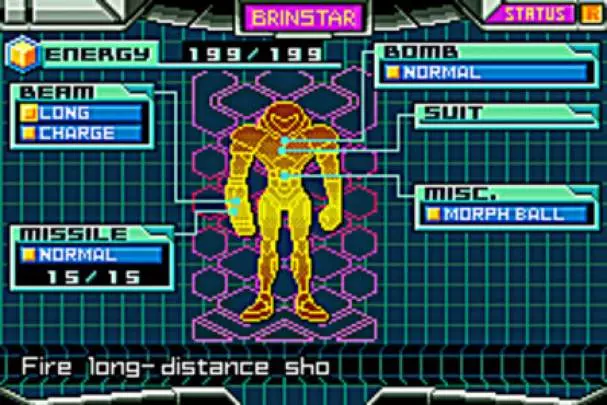 Metroid Zero Mission - Game Boy Advance
