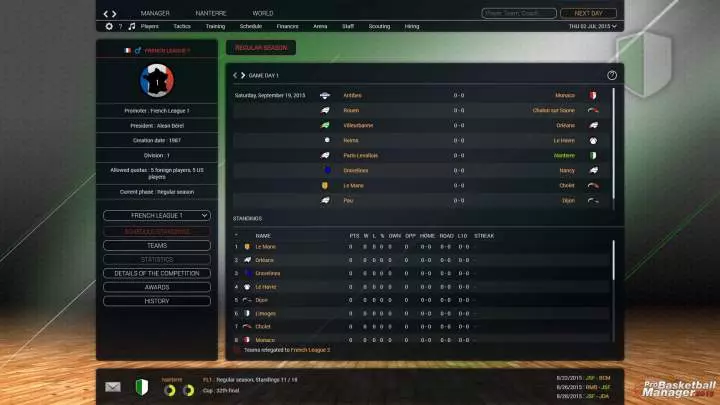 Pro Basketball Manager 2016 - PC