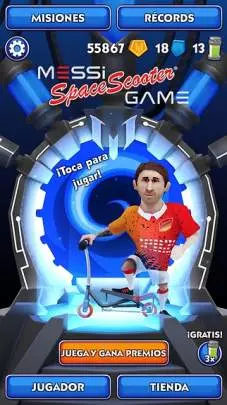 Messi Space Scooter Game