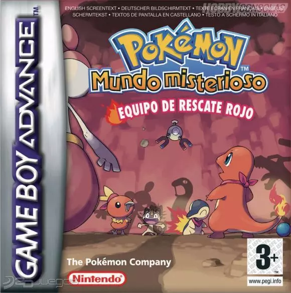 Carátula de Pokémon Mundo Misterioso Rojo