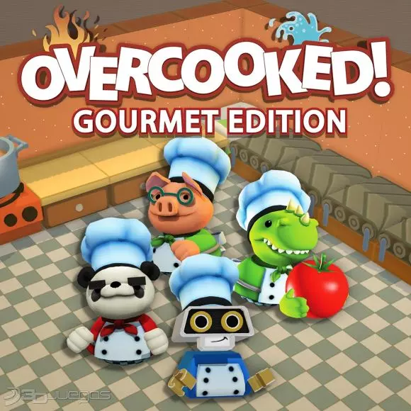 Carátula de Overcooked