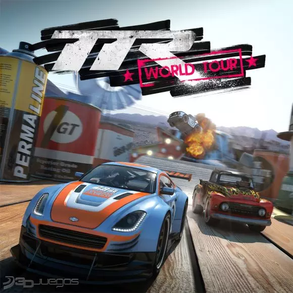 Carátula de Table Top Racing: World Tour