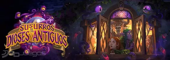 Carátula de Hearthstone: Susurros de los Dioses Antiguos