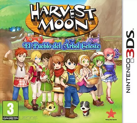 Carátula de Harvest Moon: El Pueblo del Árbol Celeste